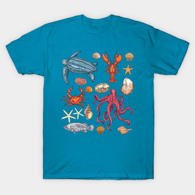 Sea Life T-Shirt by SWON Design